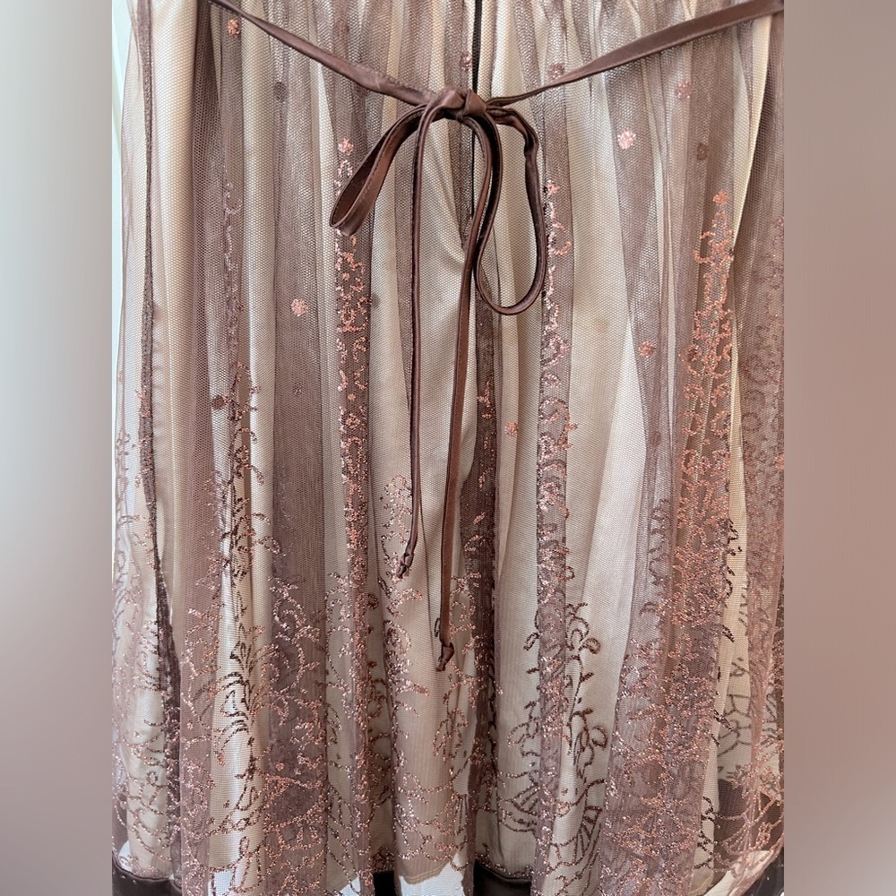 My Michelle Brown Formal Dress Size 12 - Picture 6 of 10